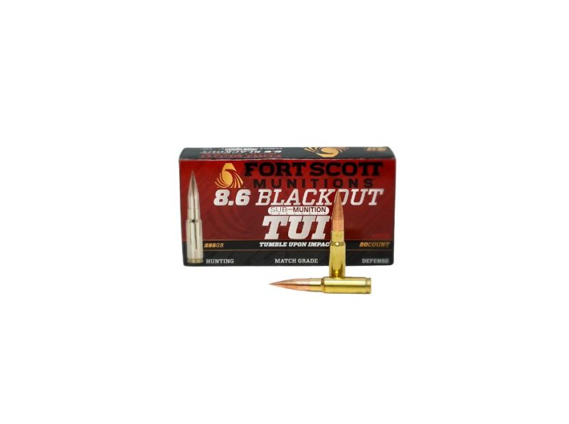 FORT SCOTT 8.6 BLACKOUT TUI 285 GRAIN