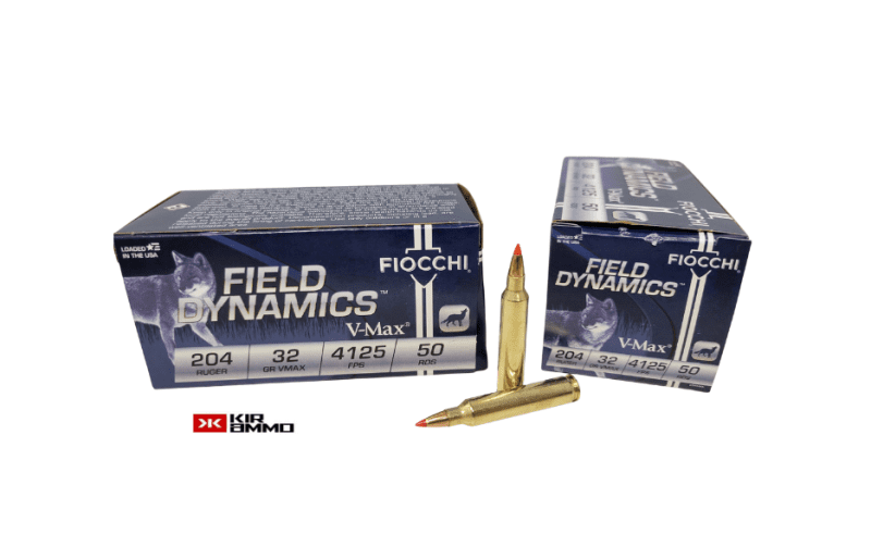 Fiocchi .204 Ruger Field Dynamics 32 Grain Hornady V