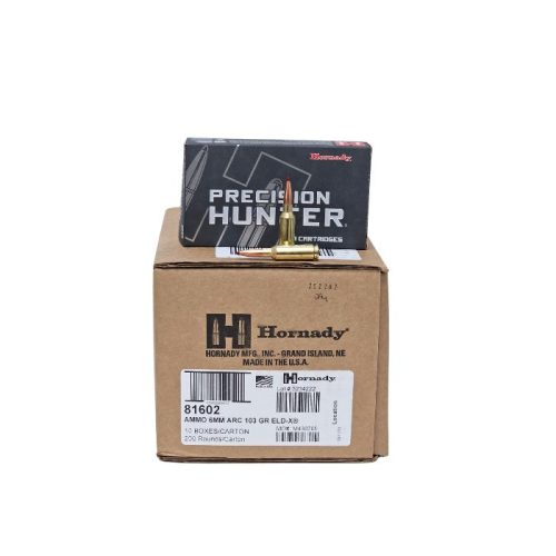 Hornady 6mm ARC Precision Hunter CASE 103 Grain ELD X