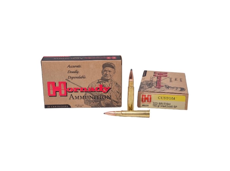 Hornady Custom .303 British 150 Grain InterLock Spire Point