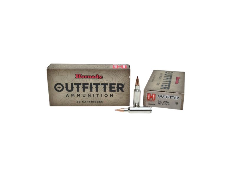 Hornady Outfitter .300 WSM 180 Grain CX lead free 1