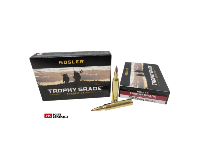 Nosler Trophy Grade .300 Win Mag 190 Grain ABLR